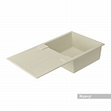 Мойка для кухни Aquaton Верона прямоугольная с крылом жемчуг 1A710032VR240