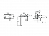 Смеситель Roca Lanta для раковины 5A3511C00