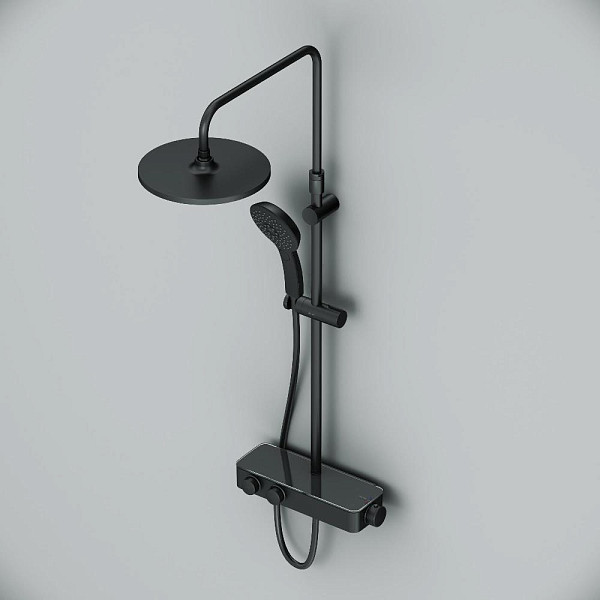 F0750A422 Inspire V2.0, душевая система, набор: см-ль д/душа с термостатом, верхний душ d 250 мм, ру