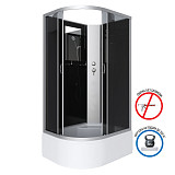 Душ.каб. NG-2510-14RBK (1200х800х2000) высокий поддон(40см) стекло ТОНИРОВАННОЕ 4 места