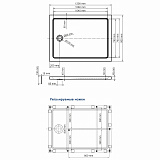 Душевой поддон Wasserkraft Amper 29T07U