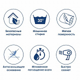 Коврик для ванной комнаты Wasserkraft Kammel BM-1201