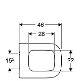 Крышка-сиденье Geberit myDay 575410000 с микролифтом