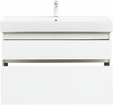 Тумба под раковину Aquanet Nova Lite 100 (SLIM SYNERGY) белый, 2 ящика 00249940