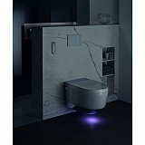 Унитаз-биде подвесной Geberit AquaClean Mera Comfort 146.214.11.1 с системой удаления запахов, панель белая