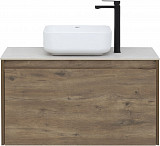 Тумба под раковину Aquanet Nova Lite 90 дуб рустикальный (1 ящик) 00249517