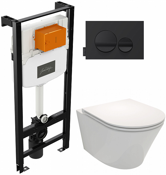 Комплект унитаз с инсталляцией Jacob Delafon Rodin+ E21748RU-00