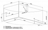Акриловая ванна Aquanet Jamaica 160x100 L (с каркасом) 00205486