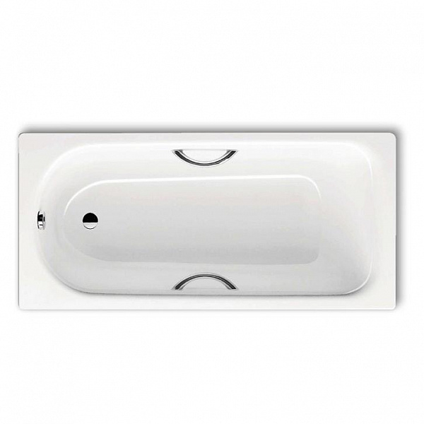 Стальная ванна Kaldewei Saniform Plus Star 170x75 133600013001 easy-clean standard mod. 336 с отверстиями под ручки