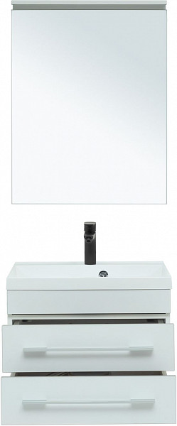 Тумба под раковину Aquanet Верона 58 New белый матовый 00272423
