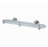 Полка стеклянная с бортиком Wasserkraft Isen K-4044