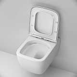 C901701SC Gem подвесной унитаз FlashClean с сиденьем микролифт