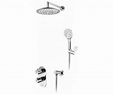 Встраиваемый комплект для душа с верхней душевой насадкой и лейкой Wasserkraft А16030 Thermo
