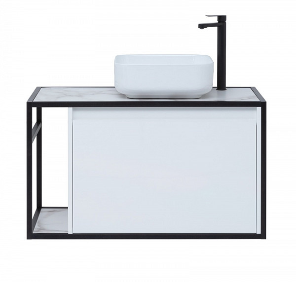 Тумба под раковину Aquanet Nova Lite Loft 90 R белый 00261651