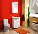 Зеркало-шкаф Акватон Пинта 59x80 1A013202PT01L левый с подсветкой