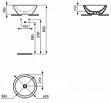 Рукомойник Ideal Standard Strada K078301 45 см