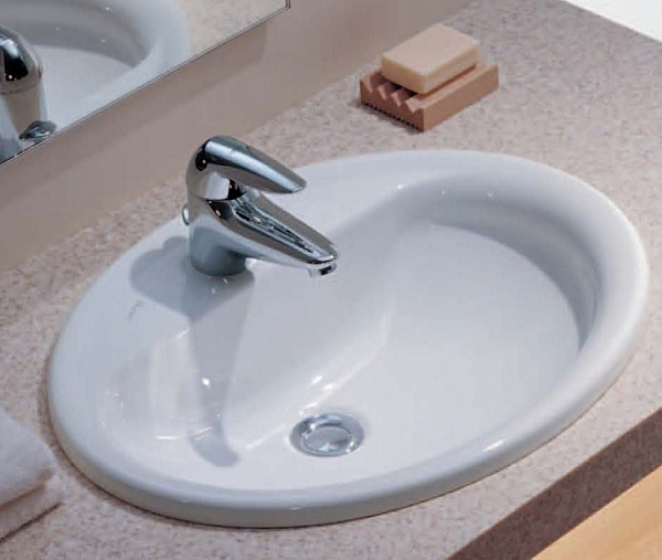 Встраиваемая раковина Jacob Delafon Patio 56x43 см E4155-00