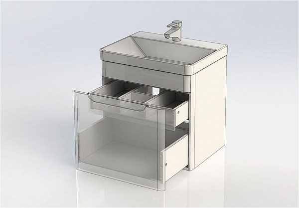 Тумба под раковину Aquanet София 60 белый 00196956