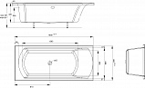 Акриловая ванна Jacob Delafon Ove 180x80 E60143RU-00