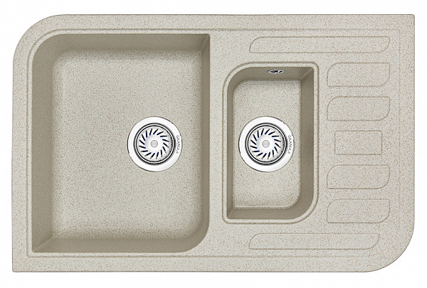 Мойка кухонная Granula прямоугольная кварц 7803, ПИРИТ