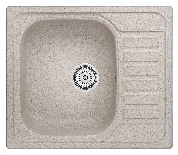 Мойка кухонная Granula квадратная кварц 5801, КЛАССИК
