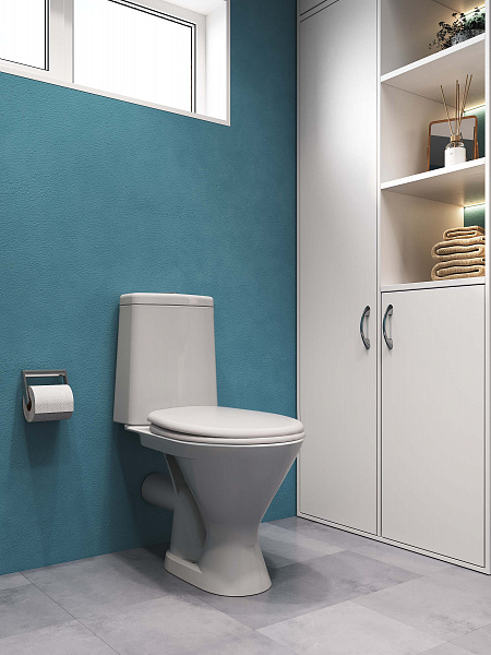 Унитаз-компакт Santeri Грация с горизонтальным выпуском 1.P210.3.S00.00B.F