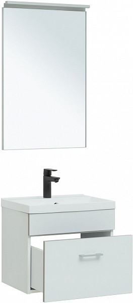 Тумба под раковину Aquanet Верона 50 белый матовый 00272425