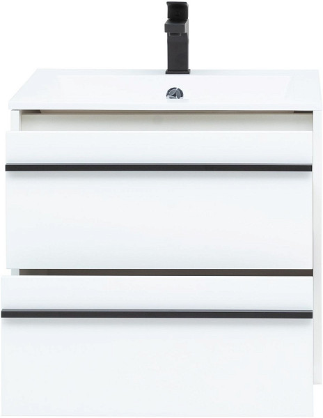 Тумба под раковину Aquanet Lino 60 белый матовый 00253901