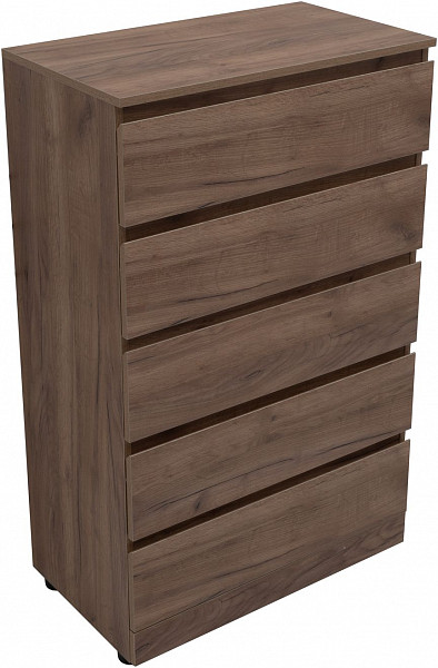 Комод Aquanet Сканди 700x400 Дуб крафт (5 ящиков) 00302552
