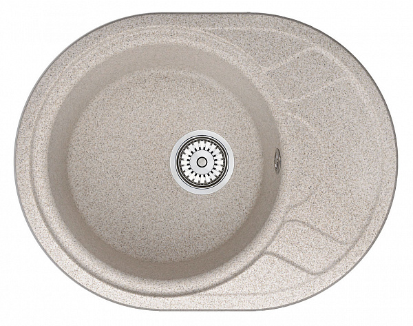 Мойка кухонная Granula овальная кварц 5802, КЛАССИК