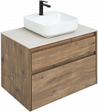 Тумба под раковину Aquanet Nova Lite 75 дуб рустикальный (2 ящика) 00249515