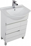 Тумба с раковиной Aquanet Доминика 60 белый 00212754