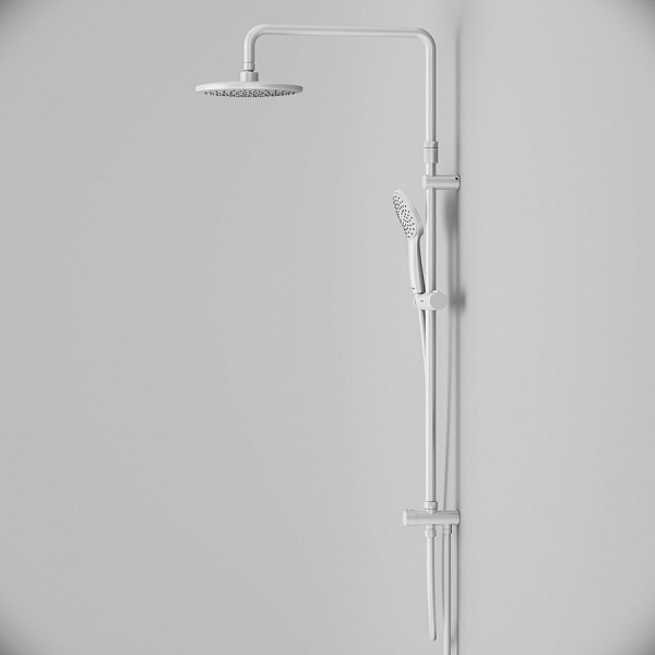 F0790033 Gem,душ.система,набор:верхн.душ d220 мм, ручн.душ 1ф-ция d 110 мм, душ.штанга 1030-1460 мм,
