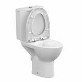 Унитаз-компакт Cersanit Parva New Clean On S-KO-PA011-3/6-Con-DL-w напольный безободковый с микролифтом 
