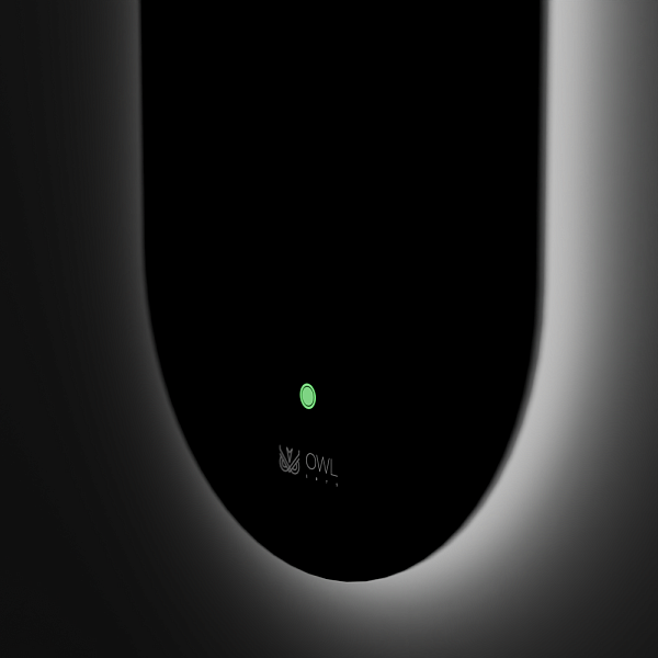 Rusken Зеркало с ореольной LED подсветкой, 550х1000 УНИВЕРСАЛЬНАЯ ПОДСВЕТКА