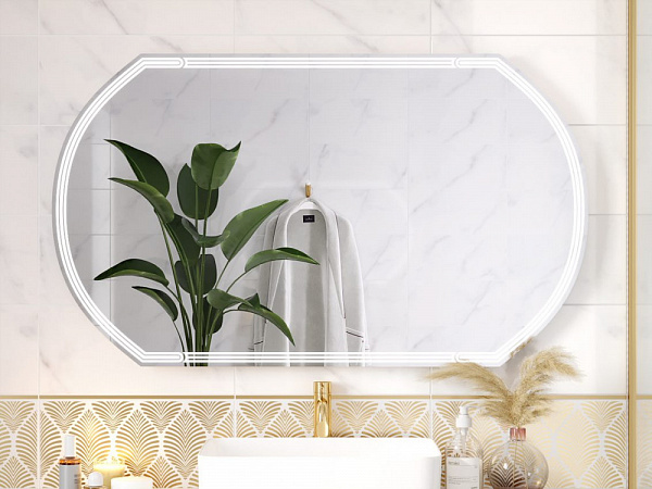 Зеркало Cersanit  LED 120 см  KN-LU-LED090*120-d-Os