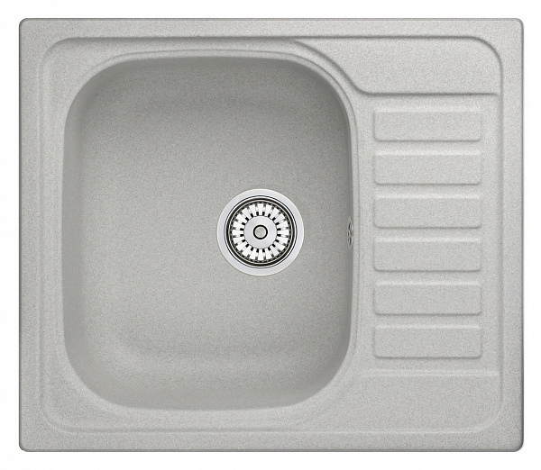 Мойка кухонная Granula квадратная кварц 5801, БАЗАЛЬТ