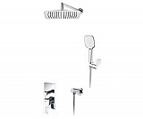 Встраиваемый комплект для душа с верхней душевой насадкой и лейкой Wasserkraft A16069