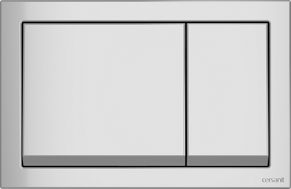 Клавиша ENTER для инсталляций Cersanit LINK PRO/VECTOR/LINK/HI-TEC пластик хром матовый P-BU-ENT/Cm