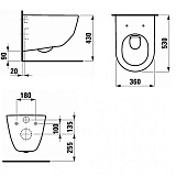 Подвесной унитаз Laufen Pro 8.2095.6.000.000.1