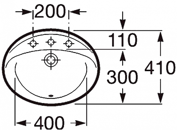 Раковина Roca Rodeo 52х41 327866000