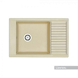 Мойка для кухни Aquaton Делия 78 прямоугольная с крылом шампань 1A715132DE290