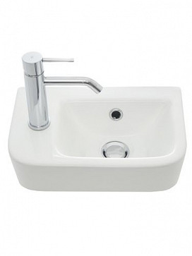 AQM5006L Умывальник AQUAme с отверстием под смеситель. Левый. 375х245х135