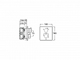 Смеситель Roca Insignia для ванны-душа скрытого монтажа 5A0C3ACN0