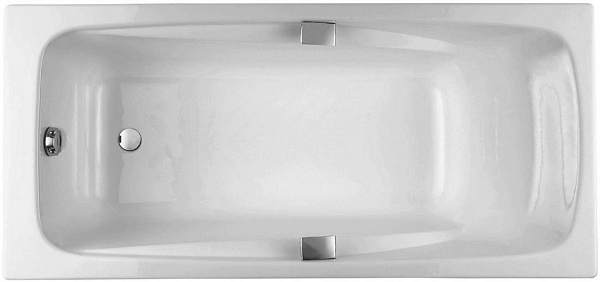 Чугунная ванна Jacob Delafon Repos 170x80 с отверстиями под ручки E2915-00