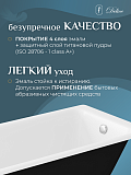 Ванна чугунная Delice Parallel 1600х700, с ручками