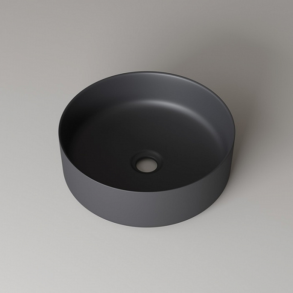 Серый матовый умывальник накладной, Ray, IDDIS, RAYGM03i27