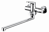 Смеситель для ванны c длинным изливом Bravat Eler F6191238CP-01L-RUS