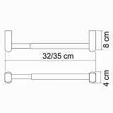 Держатель бумажных полотенец Wasserkraft Berkel K-6891