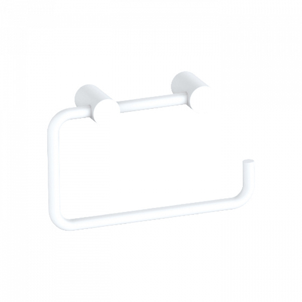Держатель для туалетной бумаги без крышки, сплав металлов, Petite, белый матовый, IDDIS, PETWT00i43